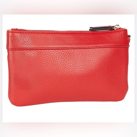 Nanette Lepore Wristlet Tech Wristlet Red Vegan Leather Detachable Strap. - Picture 2 of 2